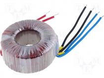 Toroidal mains transformer, 300W, 230/2x28V