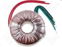 Toroidal mains transformer, 600W, 230/2x12V