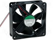 Fan 120x120x38 ball DC24V 234,4m3/h 48dBA