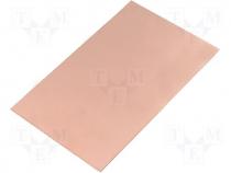 Copper clad board 1,5mm single sided