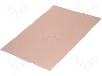 Copper clad board 1,5mm single sided