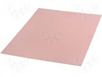 Copper clad epoxy board 457x610x1,5mm double sided