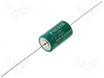 Lithium battery 3V 950mAh dia 14x25mm axial