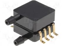 Pressure sensor, range 0-3.92kPa, output 1-4.9V