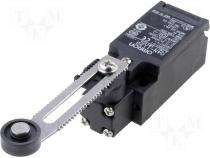 Limit switch with adjustable lever 25-89mm and roller