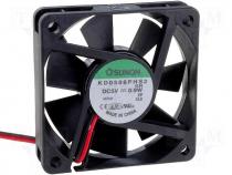 Fan 60x60x15; slide bearing; DC5V; 30,24m3/h; 31dBA