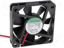 Fan 60x60x15; ball bearing; DC12V; 33,98m3/h; 35dBA