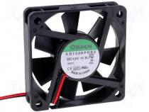 Fan 60x60x15; slide bearing; DC12V; 25,14m3/h; 26dBA