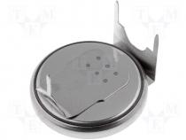 Lithium coin battery 3V dia 20x3,2mm 3pin Varta