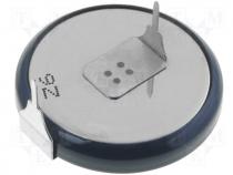 Lithium coin battery 3V dia 20x3,2mm 2pin RM15.2 Varta