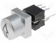 Tact Switch - Switch microswitch monostable DC load:0.1A/30V LED THT