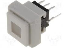 PB6135FBL-5 - Switch microswitch monostable DC load:0.1A/30V LED THT