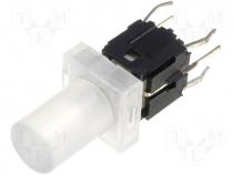 PB6149L-5 - Switch microswitch monostable DC load:0.5A/12V LED THT