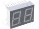 Display LED double 7-segment 14mm red 1.8-2.8mcd anode