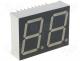 Led displays - Display LED double 7-segment 20mm red 4.5-6mcd anode