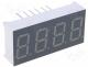 KW4-361ASA - Display LED quad 7-segment 9mm red 2-4mcd anode