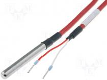 Sensor 2 wire Pt100 100R Tol cl.B .... 6x45mm -45&oSlash;180C