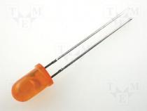 L-53ED - LED 5mm orange 8 30mcd 60