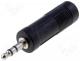 Av Adaptors - Adaptor Jack plug 3.5 stereo-Jack socket 6.3 stereo