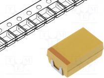 TAJD106K035R - Capacitor  tantalum, 10uF, 35VDC, SMD, Case  D, 2917, 10%, -55....125C
