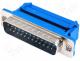 Connector D-sub - Connector D Sub male PIN 25 IDC for ribbon cable crimped