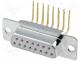 DH15F - Connector D Sub female PIN 15 THT