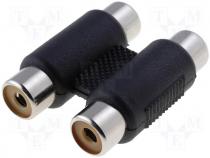 Av Adaptors - Adaptor Phono socket - Phono socket double gold plated