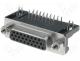 DMR26F-HD - Connector HD D Sub female angled PIN 26 THT UNC4 40