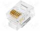 EMP661AR200 - Connector RJ12 plug PIN 6 Contacts phosphor bronze UL94V 2