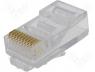 Rj Connector - Connector RJ50 plug PIN 10 IDC crimped on cable