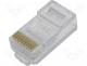 WT-10P-10C-D - Connector RJ50 plug PIN 10 IDC crimped on cable