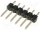 Pinhead - Pin header pin strips male PIN 6 straight 2.54mm THT 1x6