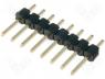 ZL201-08G - Pin header pin strips male PIN 8 straight 2.54mm THT 1x8