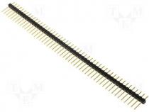 ZL201-50G - Pin header pin strips male PIN 50 straight 2.54mm THT 1x50