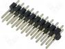 Pin header pin strips male PIN 20 straight 2.54mm THT 2x10