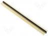 Pin header pin strips male PIN 100 straight 2.54mm THT 2x50