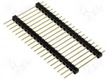  - Pin header pin strips male PIN 20 straight double deck THT