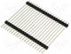  - Pin header pin strips male PIN 20 straight double deck THT