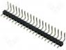 Pin header pin strips male PIN 20 angled 2.54mm THT 1x20