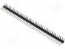 Pinhead - Pin header pin strips male PIN 40 angled 2.54mm THT 1x40