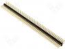 Pin header pin strips male PIN 100 angled 2.54mm THT 2x50