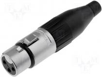 AC3F - Plug professional XLR female 3pin