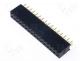 ZL262-32DG - Socket pin strips female PIN 32 straight 2.54mm 2x16 3A 30mΩ