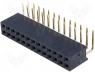Pinhead - Socket pin strips female PIN 26 angled 2.54mm THT 2x13 3A