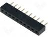 Pinhead - Socket pin strips female PIN 10 straight 2mm THT 1x10