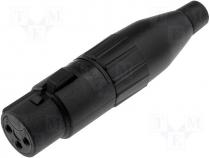 AC3FCP - Plug XLR professional female 3pin