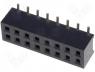 ZL266-16DG - Socket pin strips female PIN 16 straight 2mm SMD 2x8