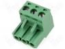 TBW-5-3P/GN - Pluggable terminal block plug female 2.5mm2 5.08mm on cable