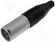 AC4M - Plug XLR professional male 4pin