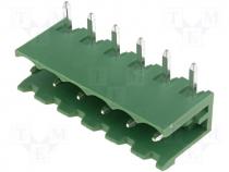 Terminal Blocks - Pluggable terminal block socket male 5.08mm THT ways 6 15A